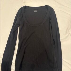Old Navy Women's Classic Black Long Sleeve Tee